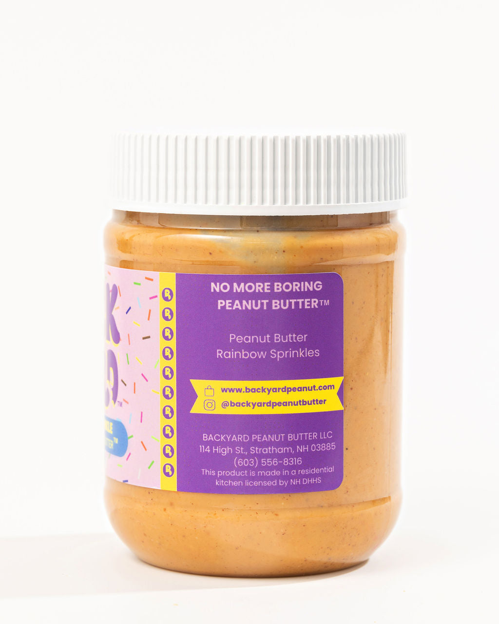 Rainbow Sprinkle Peanut Butter