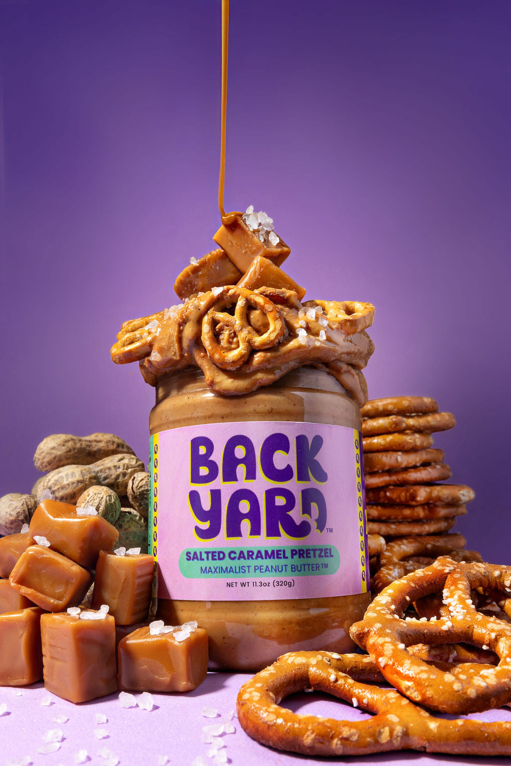 Salted Caramel Pretzel Peanut Butter
