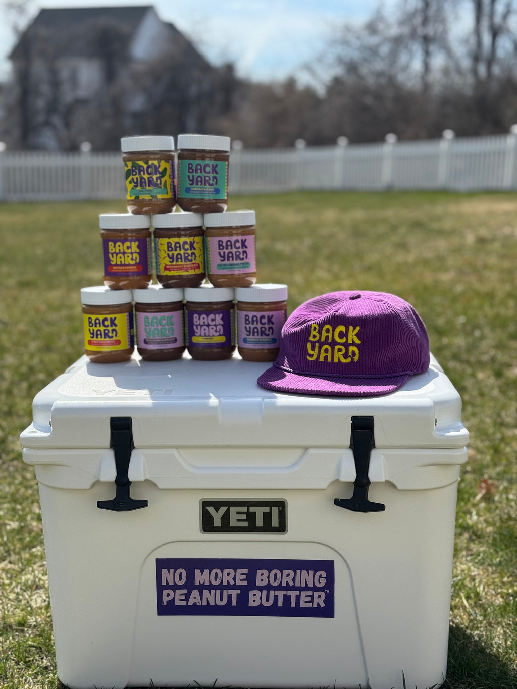 Backyard Maximalist Peanut Butter Hat